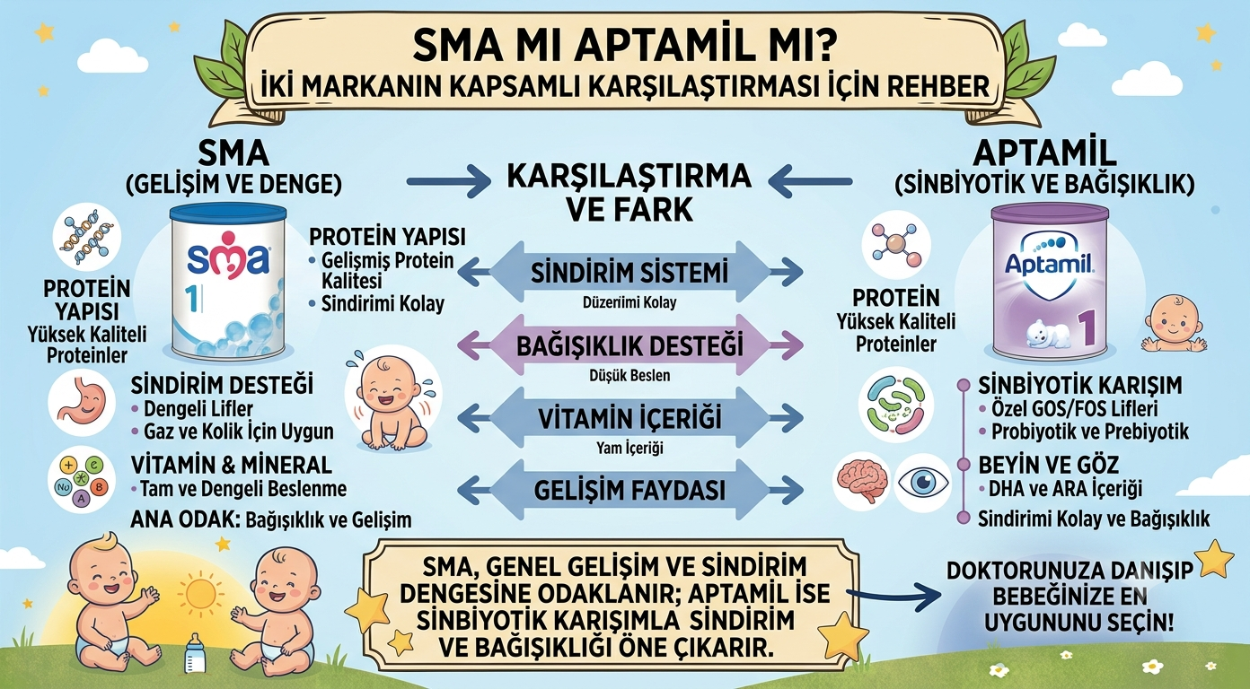 SMA mı Aptamil mi? İki Markanın Kapsamlı Karşılaştırması