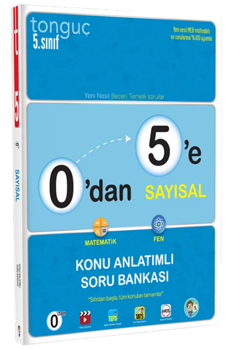 0'dan 5'e Sayısal Konu Anlatımlı Soru Bankası