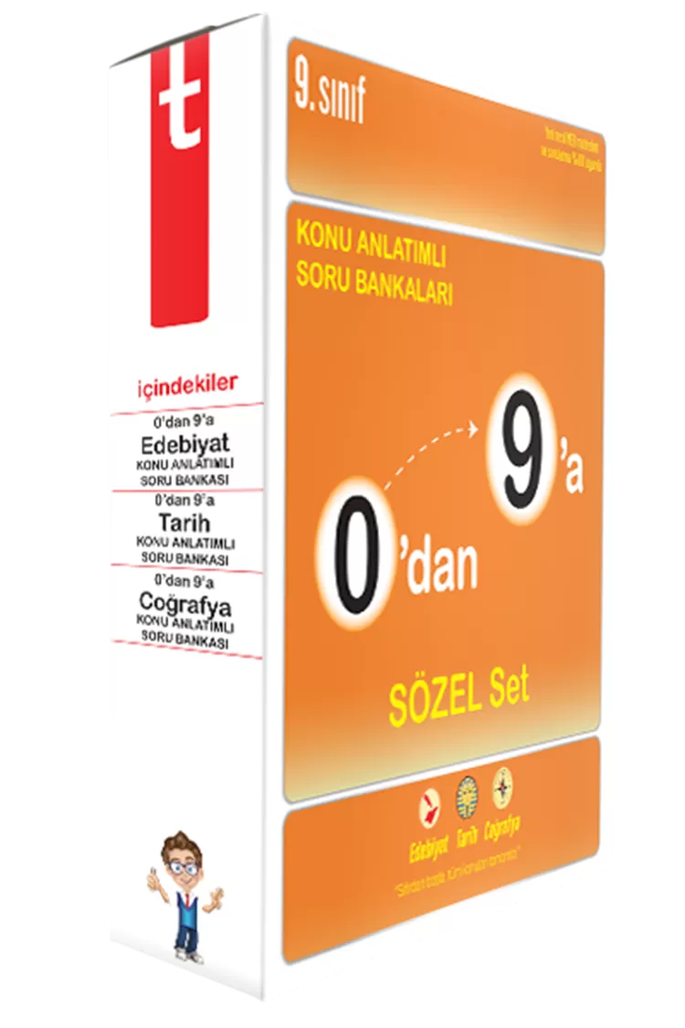 0'dan 9'a Konu Anlatımlı Soru Bankası Sözel Set