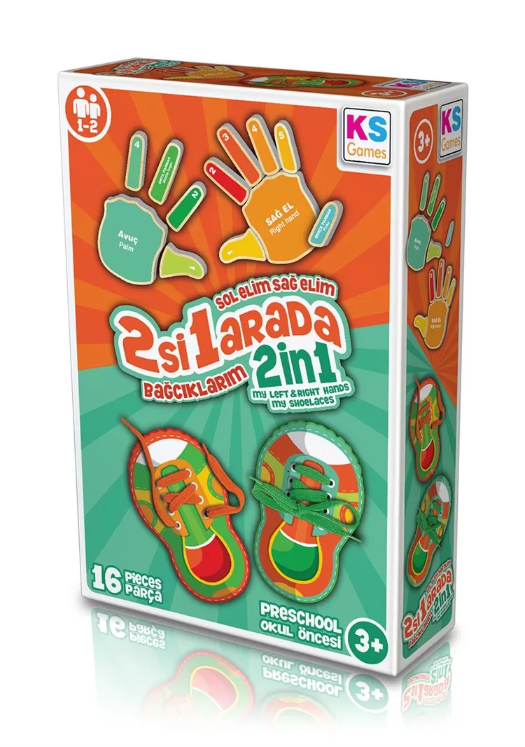 2 si 1 Arada - Sol Elim, Sağ Elim, Bağcıklarım Seti