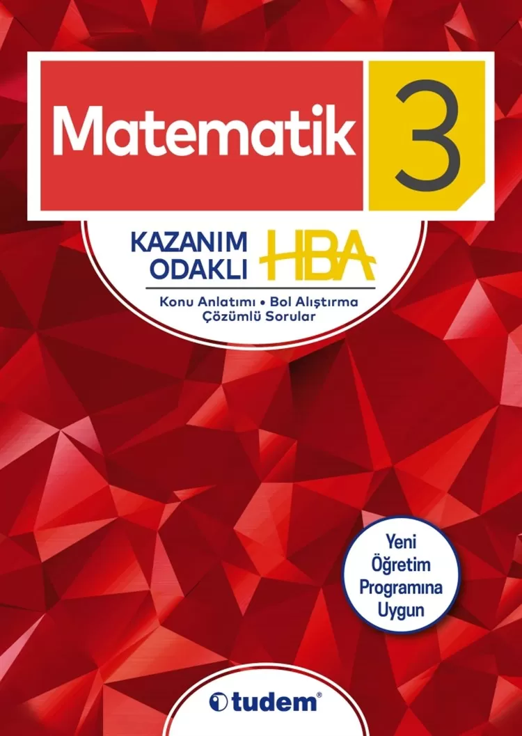 3.Sınıf Tudem Matematik Kazanım Odaklı HBA