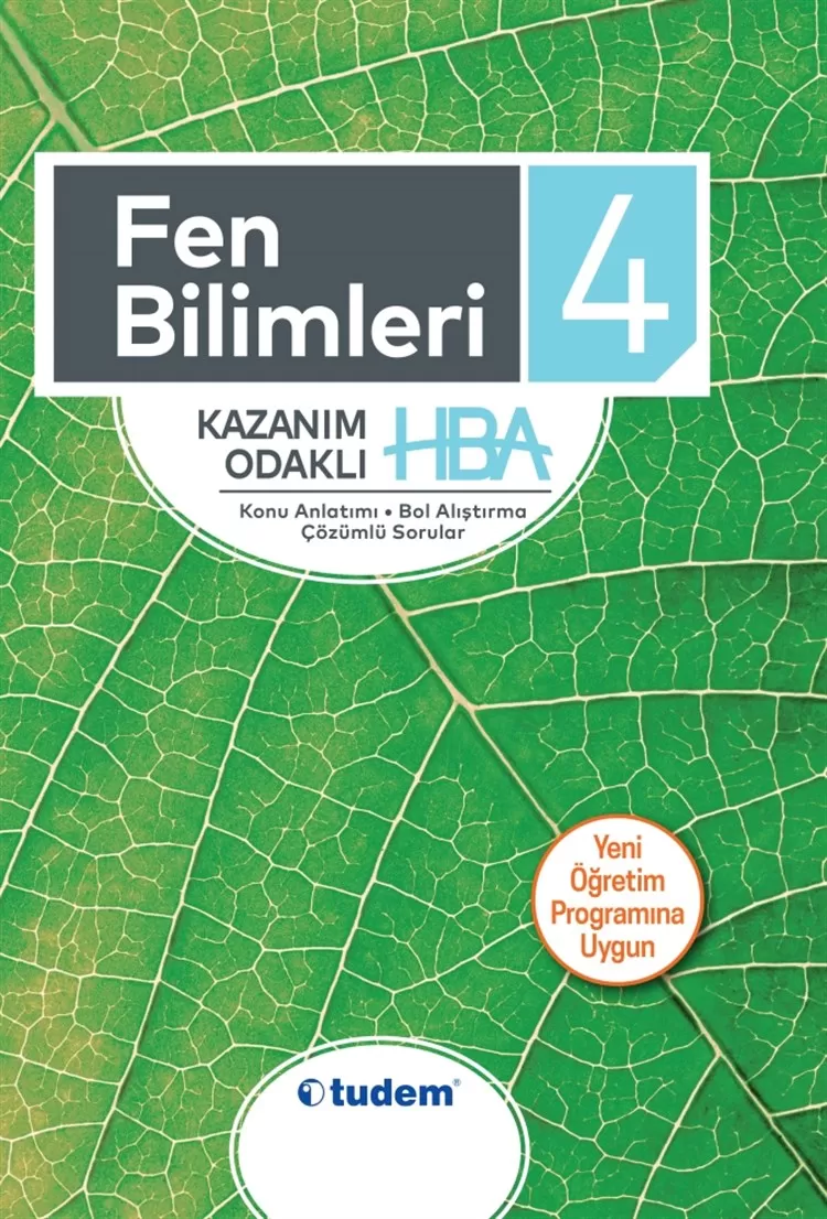 4.Sınıf Tudem Fen Bilimleri Kazanım Odaklı HBA