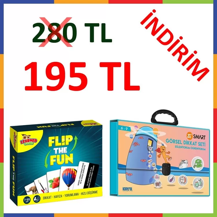 6-9 Yaş Dikkat ve Hızlı Düşünme Paketi
