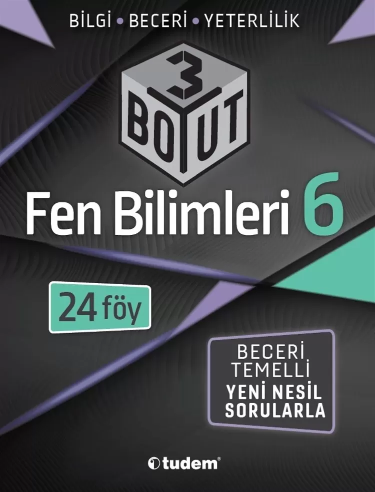 6. Sınıf Fen Bilimleri Tudem 3 Boyut