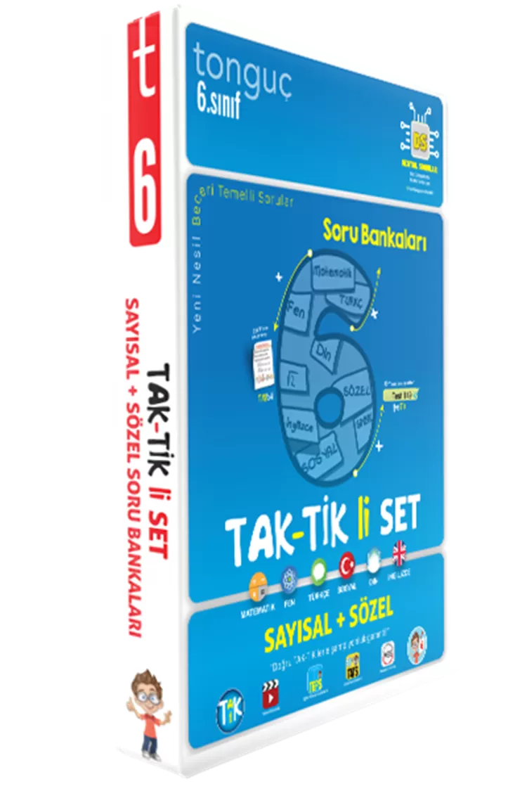 6. Sınıf Taktikli Tüm Dersler Soru Bankası Seti