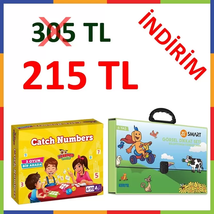 6 Yaş Dikkat ve Görsel Algı Paketi