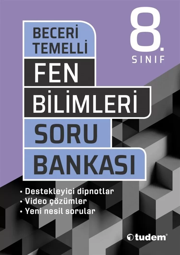 8. Sınıf Tudem Fen Bilimleri Beceri Temelli Soru Bankası