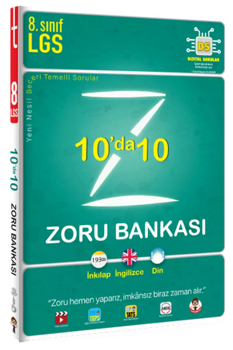 8. Sınıf 10'da 10 Zoru Bankası