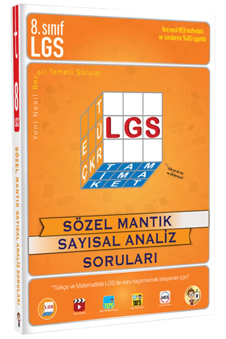 8. Sınıf LGS Sözel Mantık Sayısal Analiz Soruları