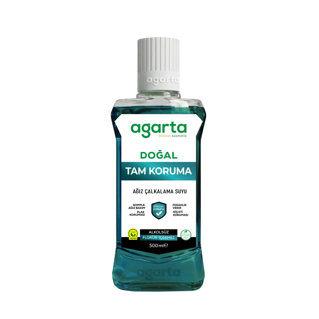 Agarta Ağız Bakım Suyu Tam Koruma Alkolsüz 500 ml 4 Adet