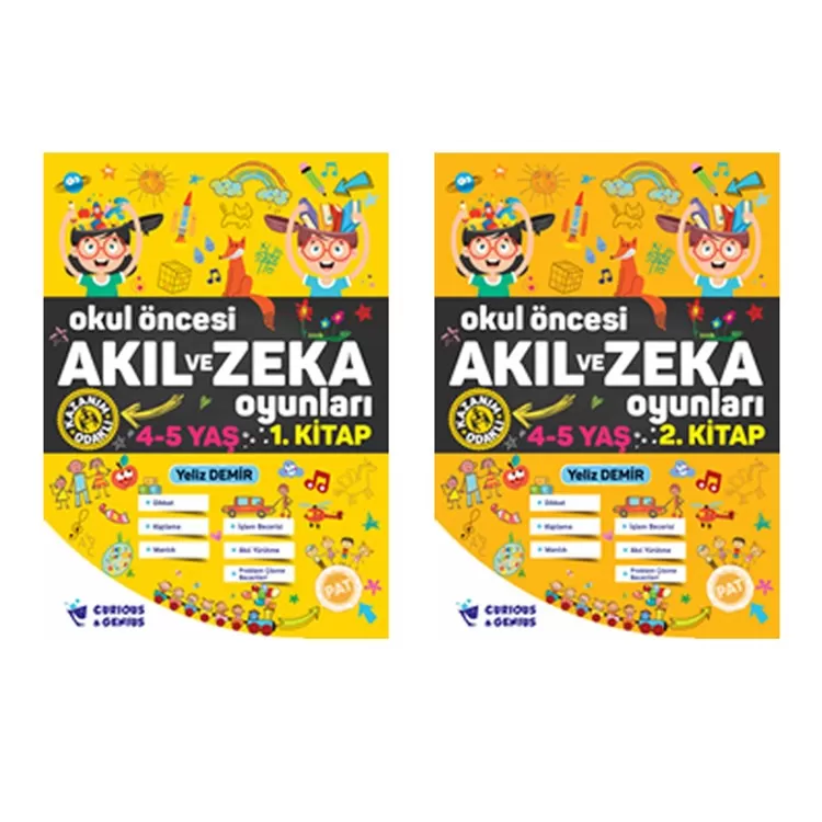 Akıl ve Zeka Oyunları Kitabı 4-5 Yaş