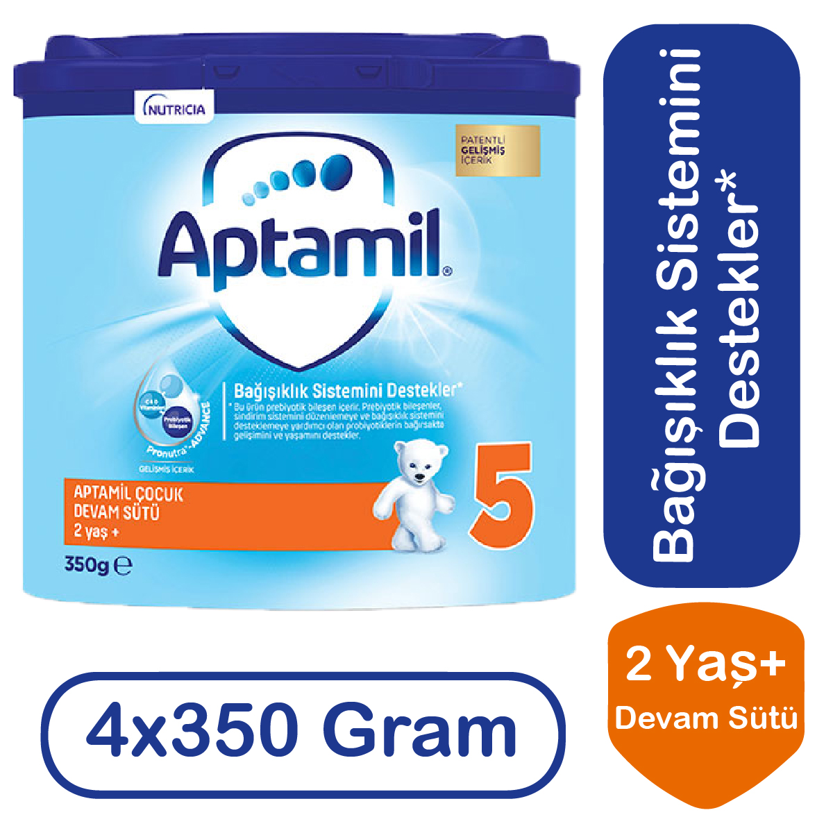 Aptamil Devam Sütü 5 Numara 350 gr 4 lü Paket