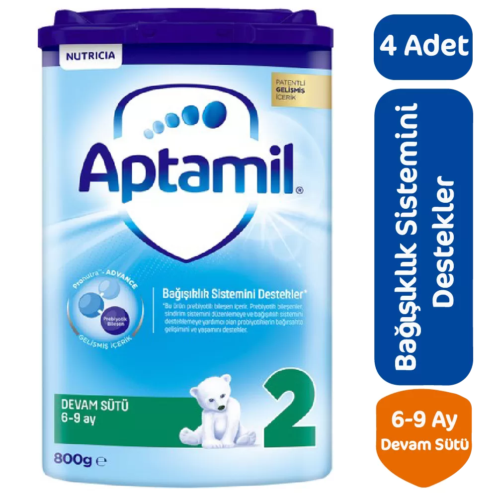 Aptamil Devam Sütü 2 Numara 800 gr 4 lü Paket