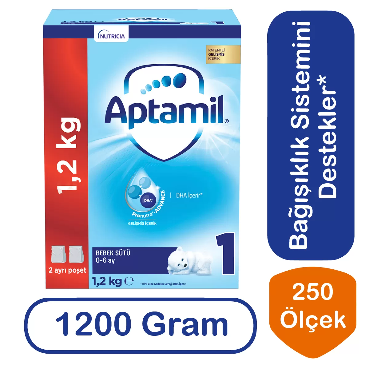 Aptamil Devam Sütü 1 Numara 1200 gr