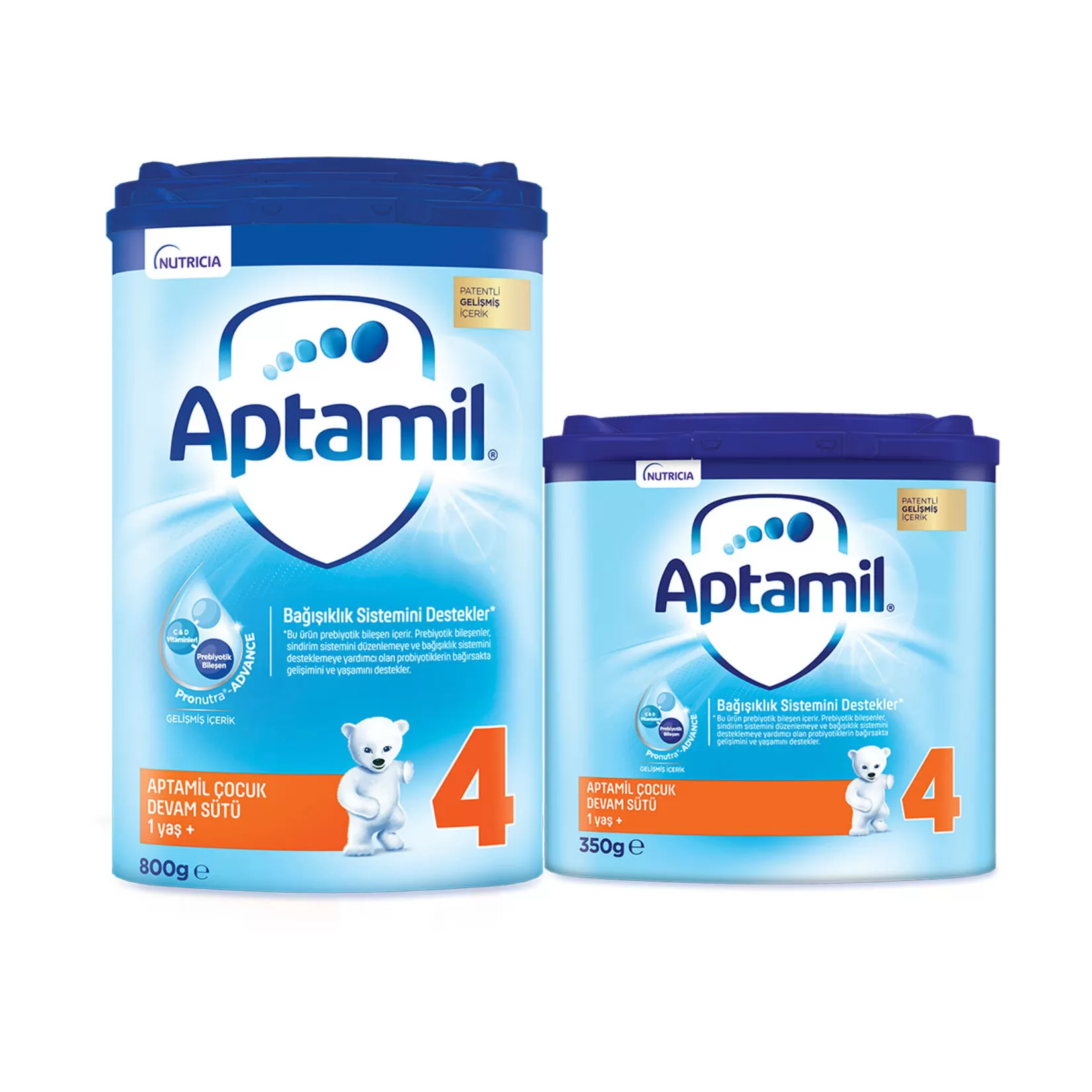 Aptamil Devam Sütü 4 Numara 800+350 Gr 4'lü Paket