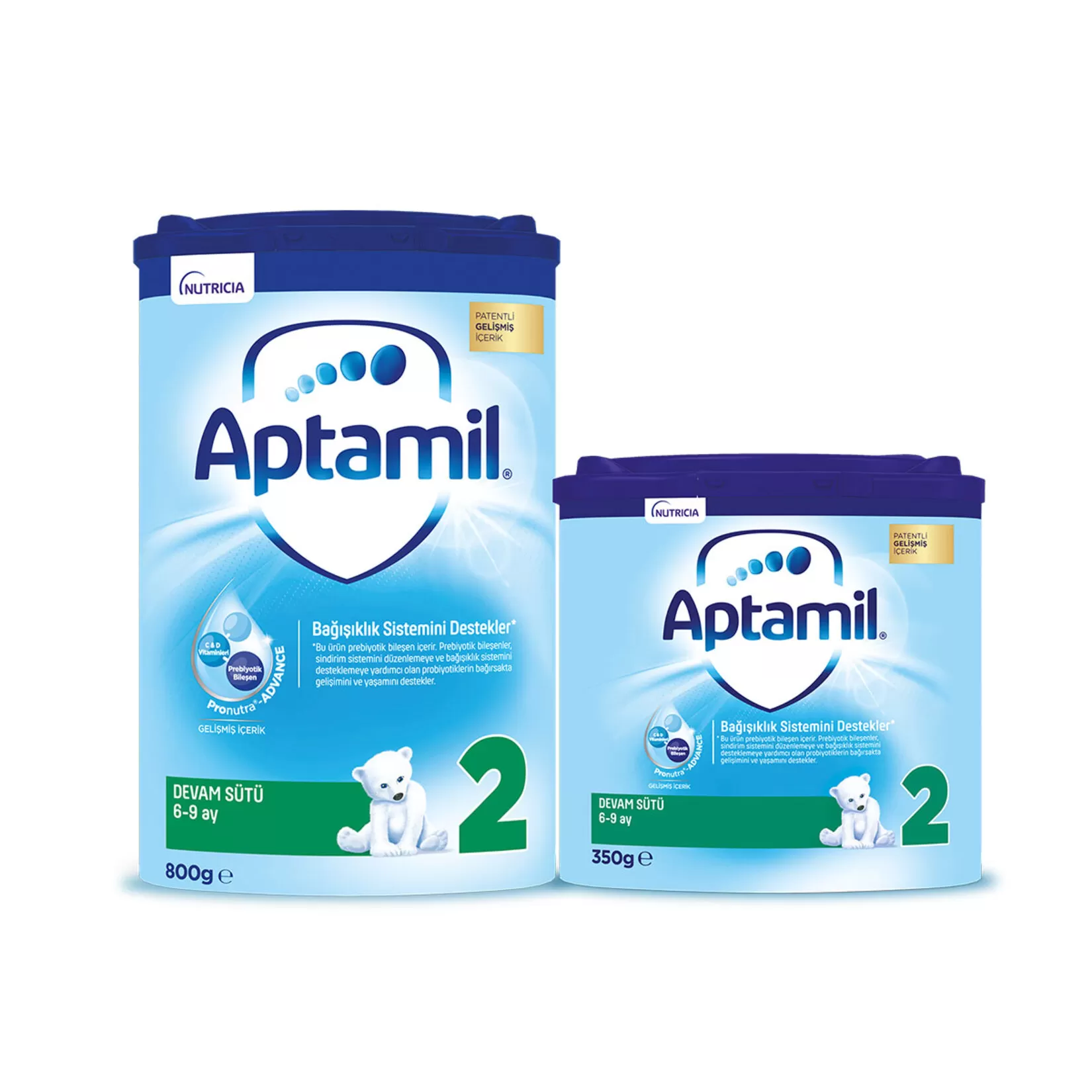 Aptamil Devam Sütü 2 Numara 800+350 Gr 4 'lü Paket