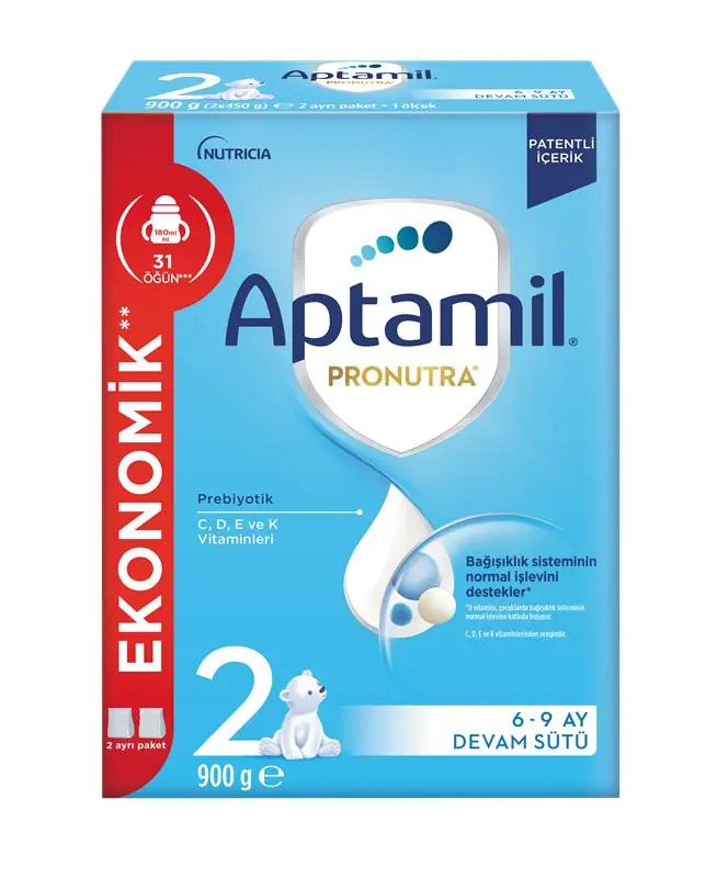Aptamil Devam Sütü 2 Numara 900 Gr 4 Adet