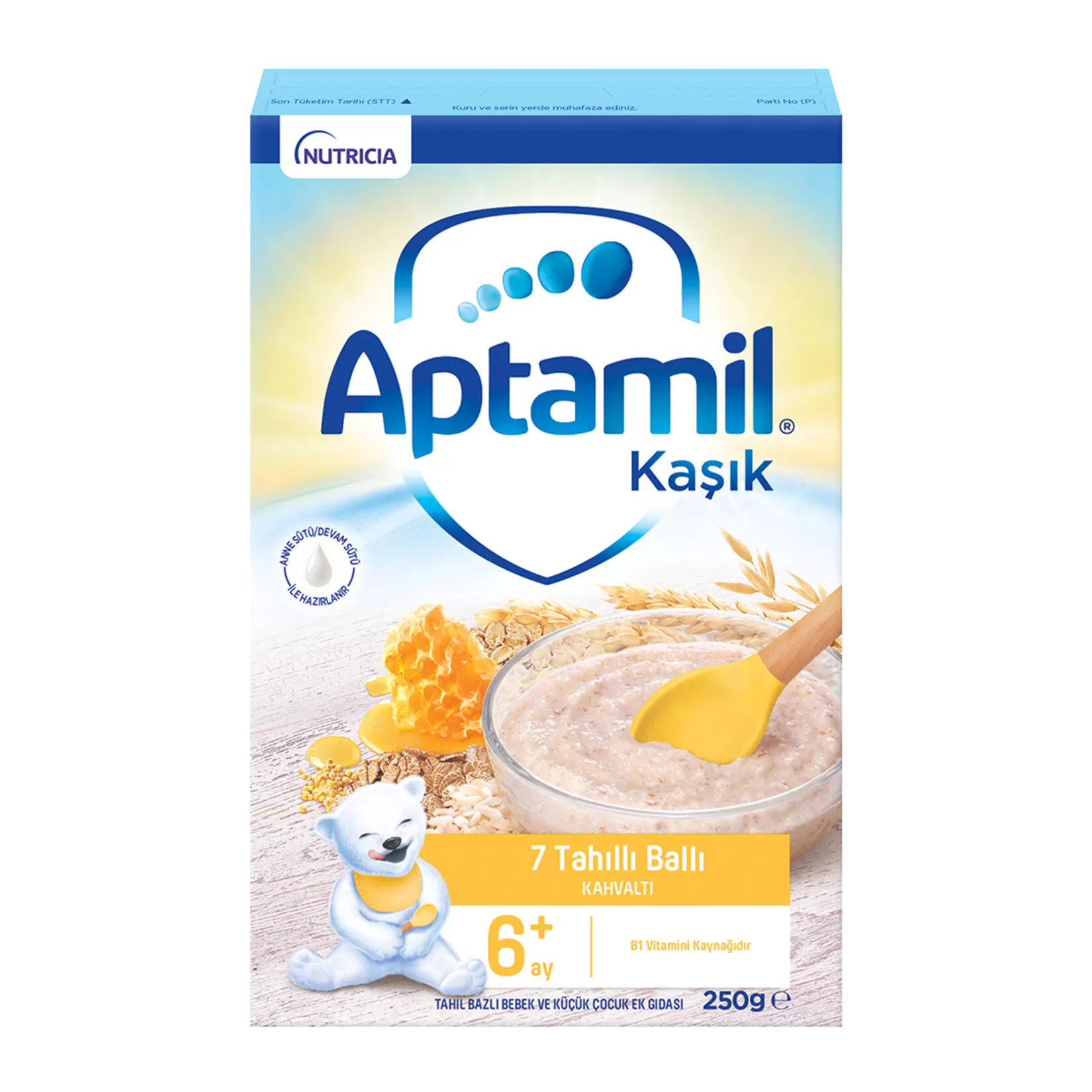 Aptamil Kaşık Mama 7 Tahıllı Ballı Kahvaltı 250 gr