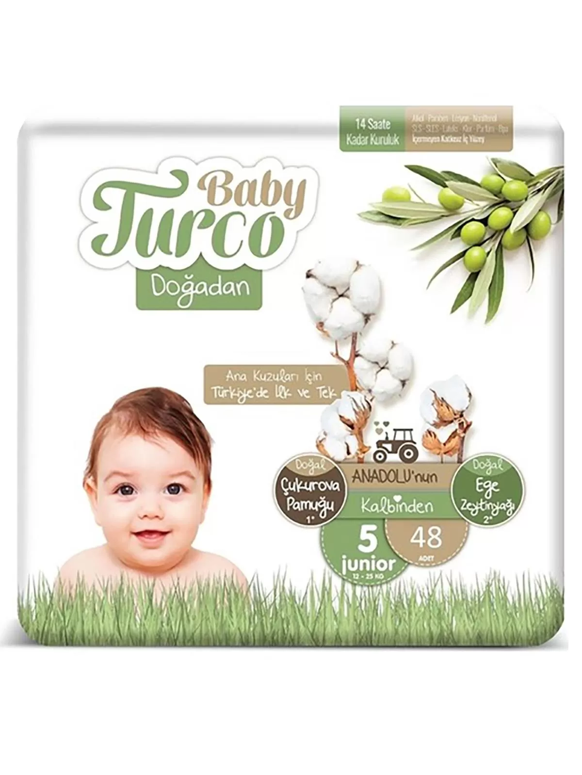 Baby Turco Bebek Bezi 5 Numara Junior 12-25 Kg 48*6 288 Adet