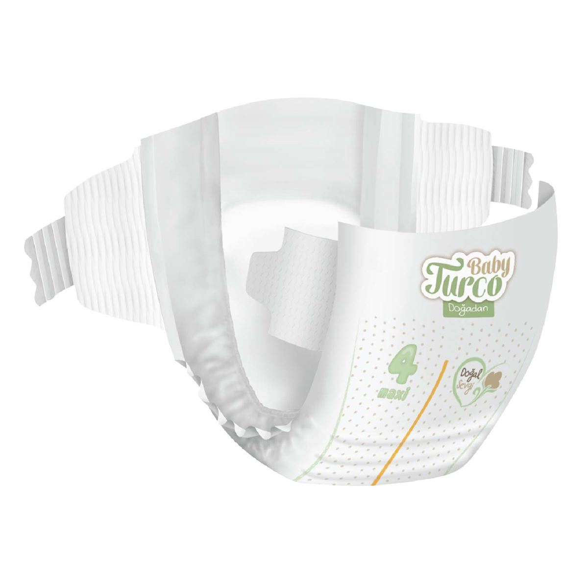 Baby Turco 4 Beden Doğadan Bebek Bezi Bonus Paket 120x3 360 Adet