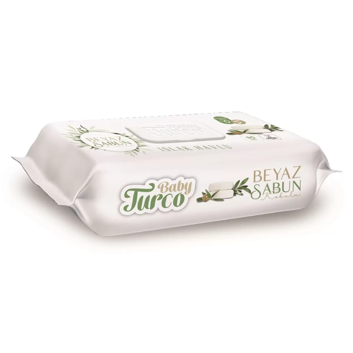Baby Turco Beyaz Sabun Kokulu Islak Havlu (36*90) 3240 Yaprak