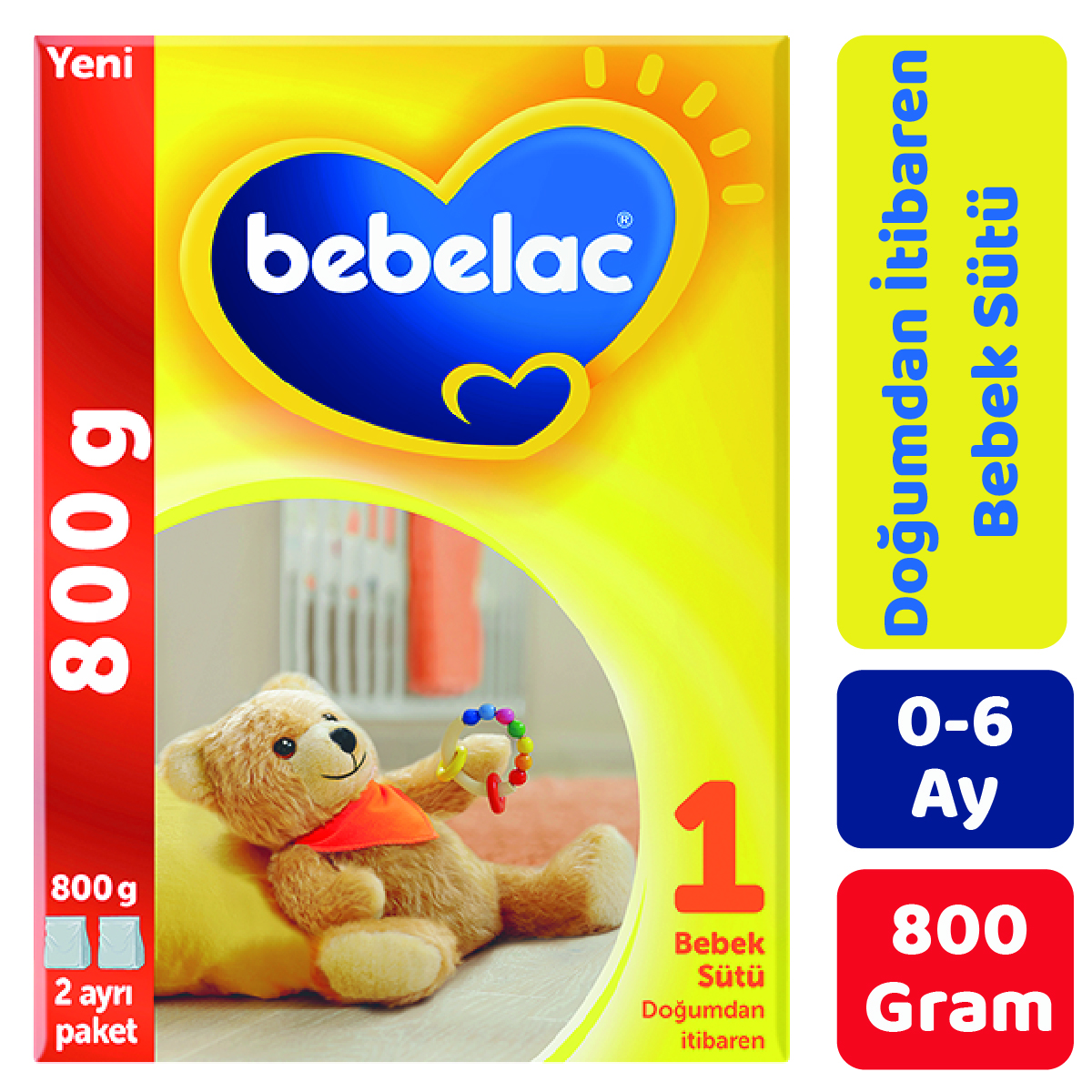 Bebelac 1 Bebek Sütü 800 gr