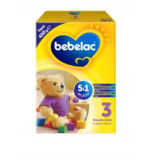 Bebelac 3 Devam Sütü 400 gr 4'lü Paket