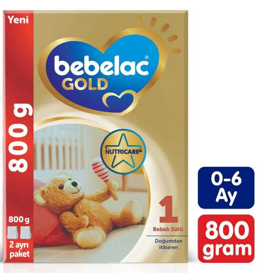 Bebelac Gold 1 Bebek Sütü 800 gr 4'lü Paket