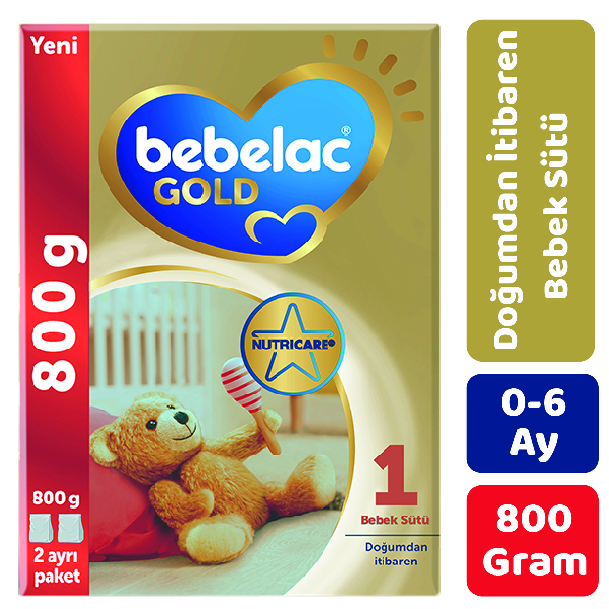 Bebelac Gold 1 Bebek Sütü 800 gr