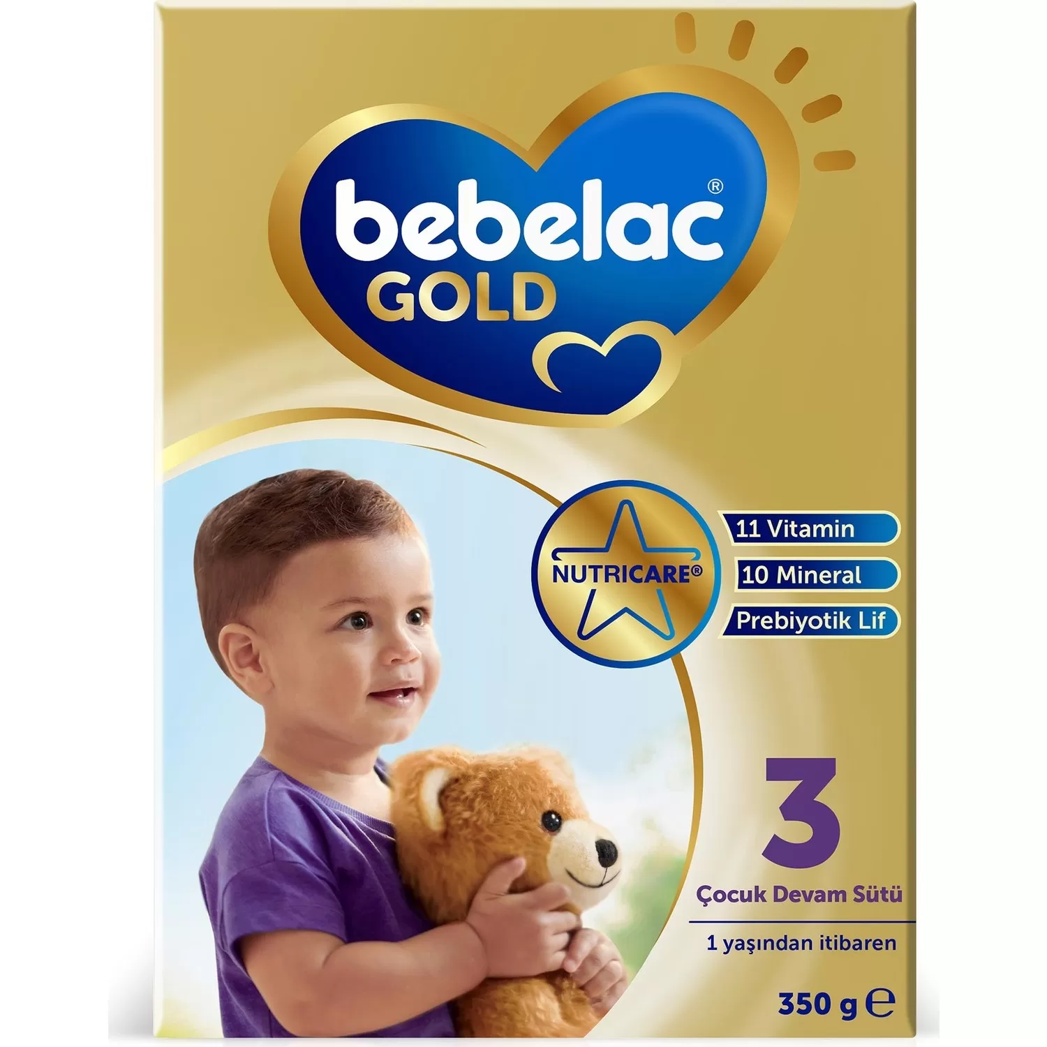 Bebelac Gold 3 Çocuk Devam Sütü 350 gr 4'lü Paket