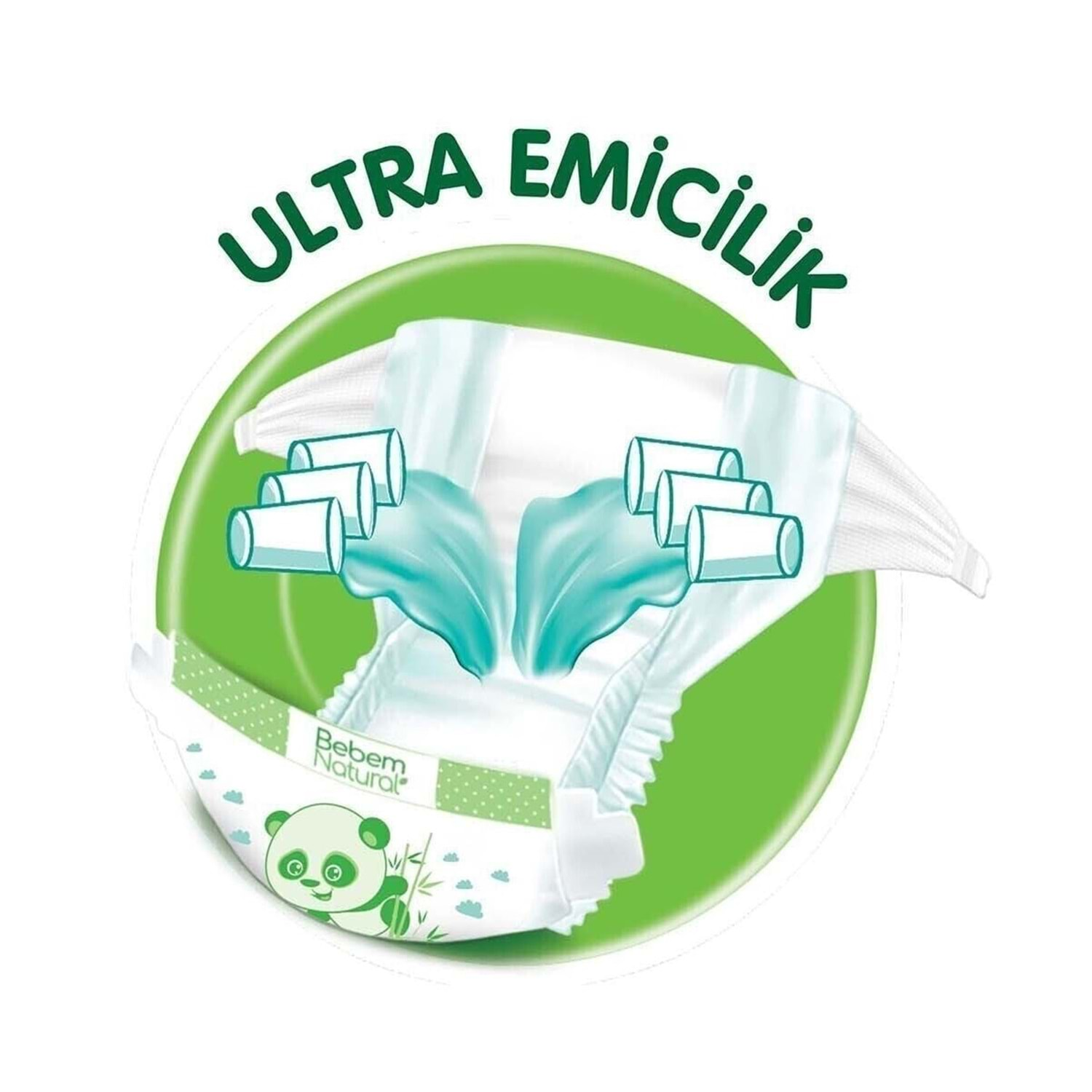 Bebem Natural Bebek Bezi Ultra Fırsat Paketi 4 Beden 104 Adet