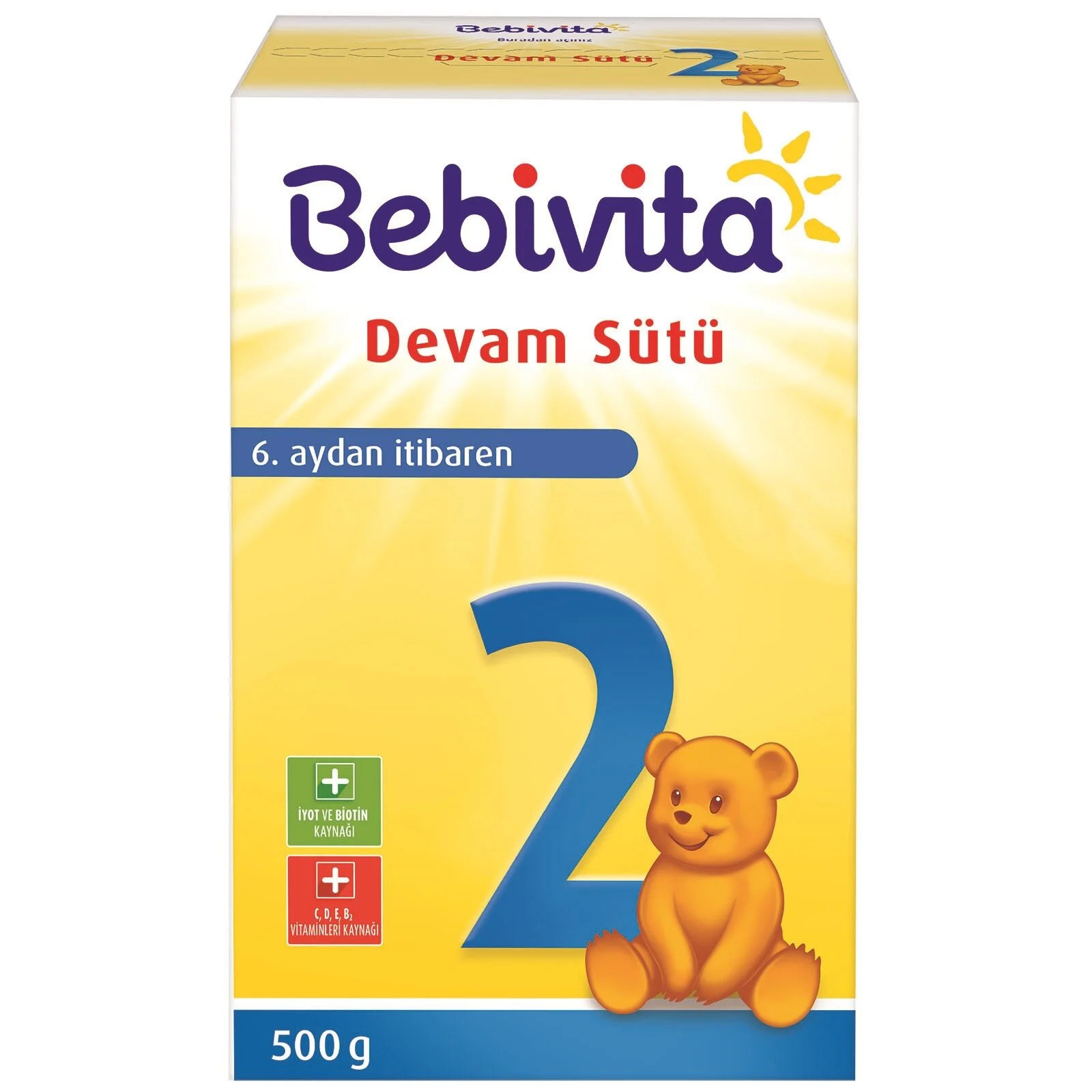 Bebivita 2 Devam Sütü 500 gr 3 Adet