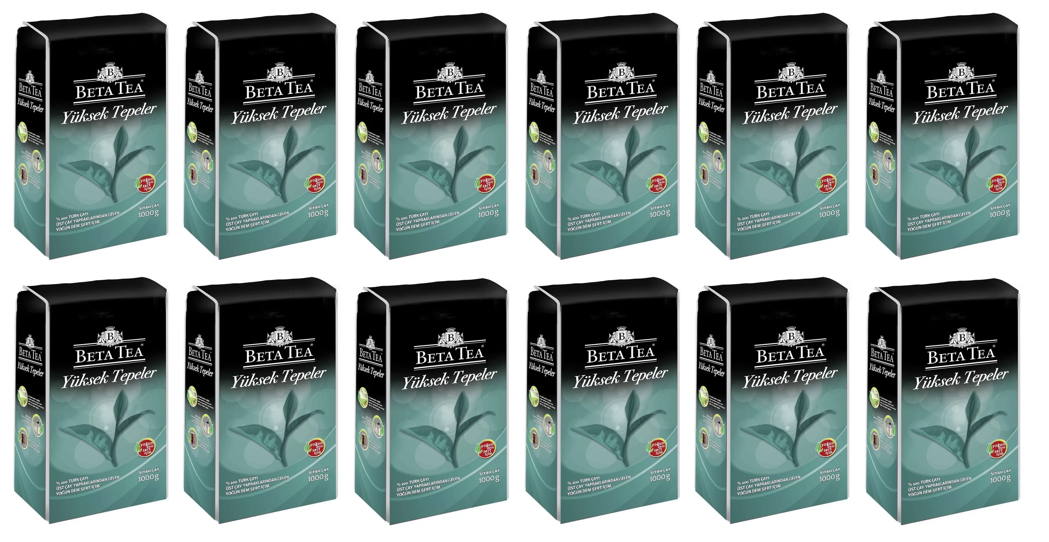 Beta Tea Yüksek Tepeler Siyah Çay 12x1 Kg Beta Tea Yüksek Tepeler Siyah Çay 12x1 Kg