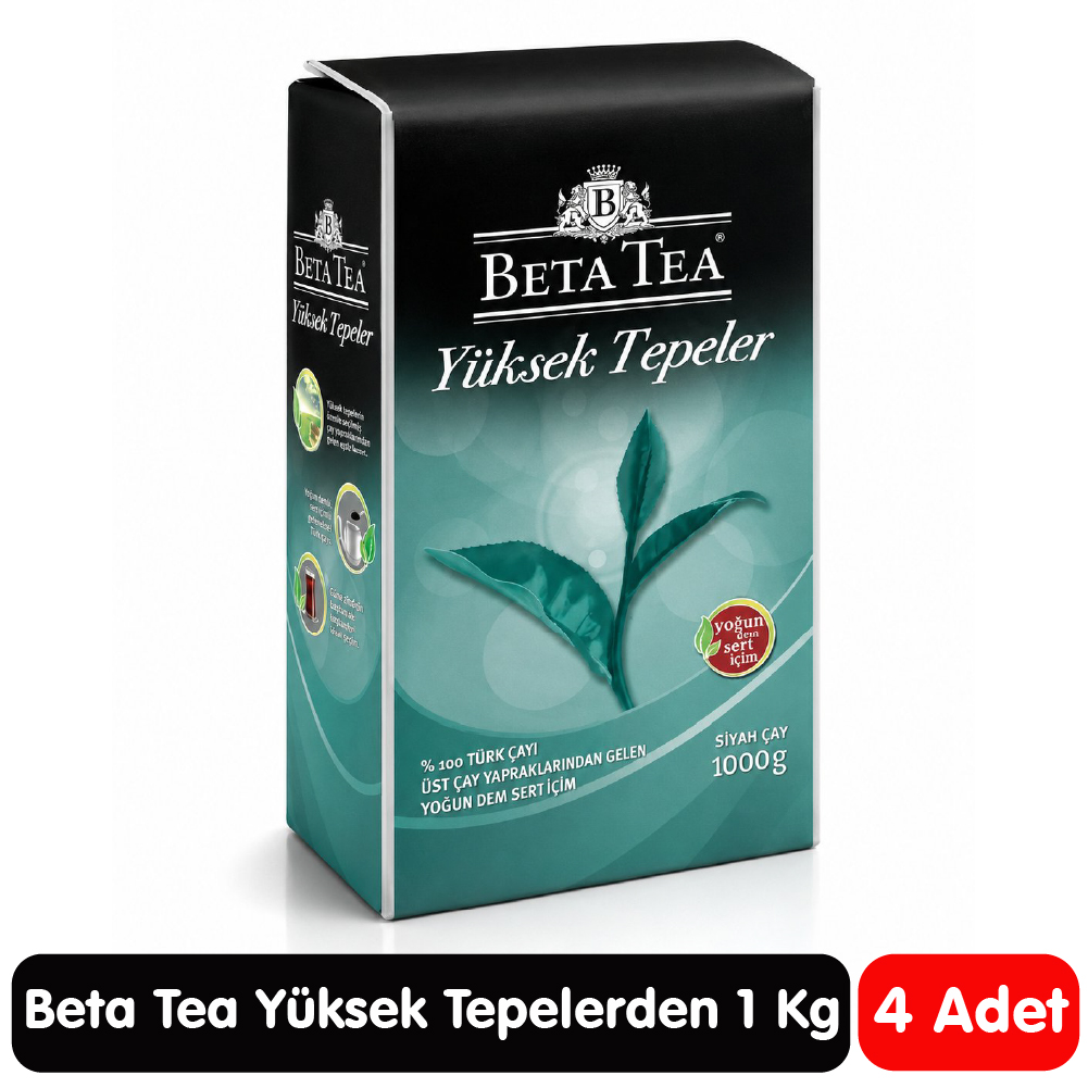 Beta Tea Yüksek Tepeler Siyah Çay 4x1 Kg