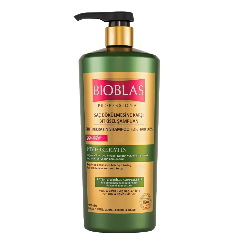 Bioblas Professional Phytokeratin Saç Dökülmesine Karşı Bitkisel Şampuan 1000 ml 4 Adet Bioblas Professional Phytokeratin Saç Dökülmesine Karşı Bitkisel Şampuan 1000 ml 4 Adet