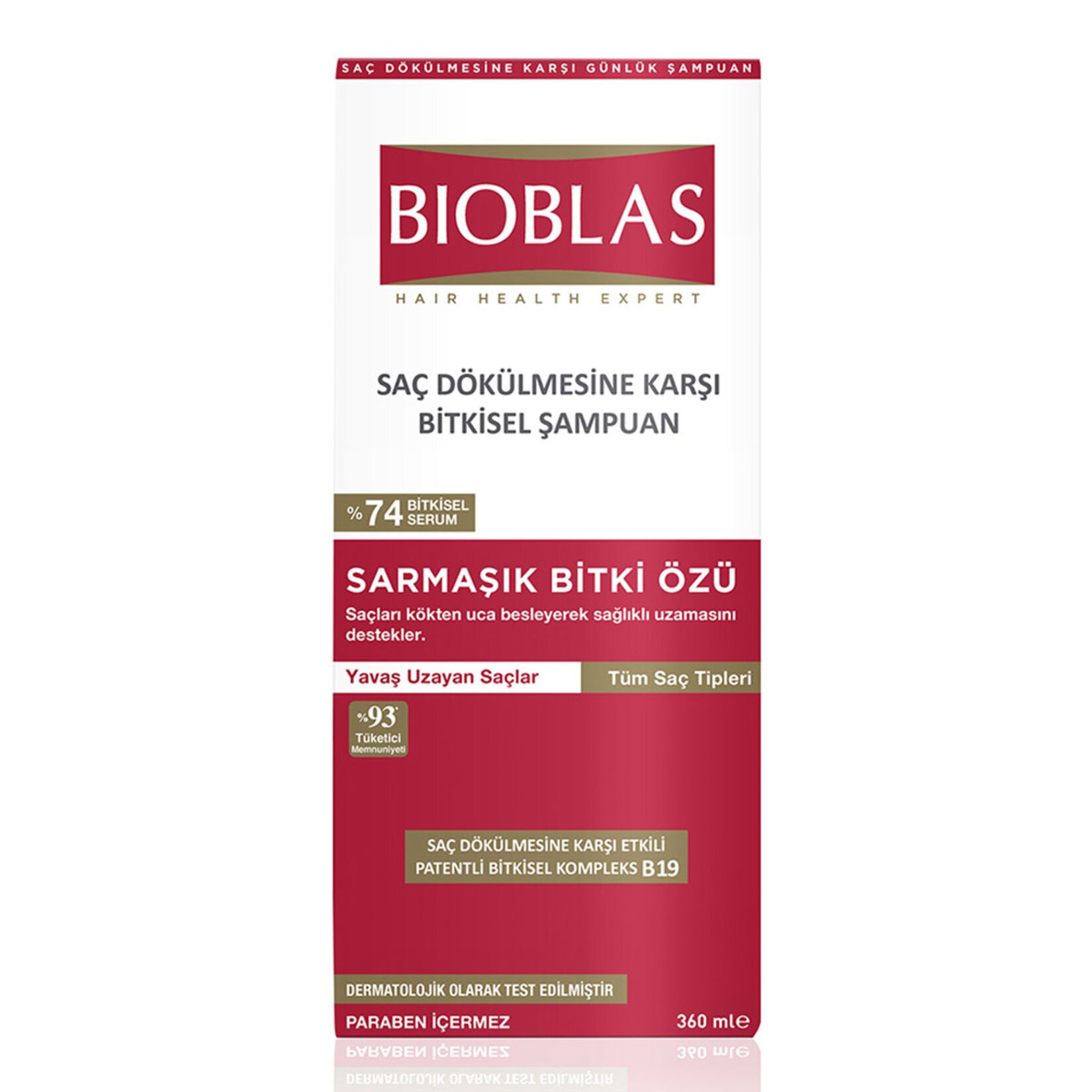 Bioblas Sarmaşık Bitki Özlü Saç Dökülmesine Karşı Şampuan 360 ml