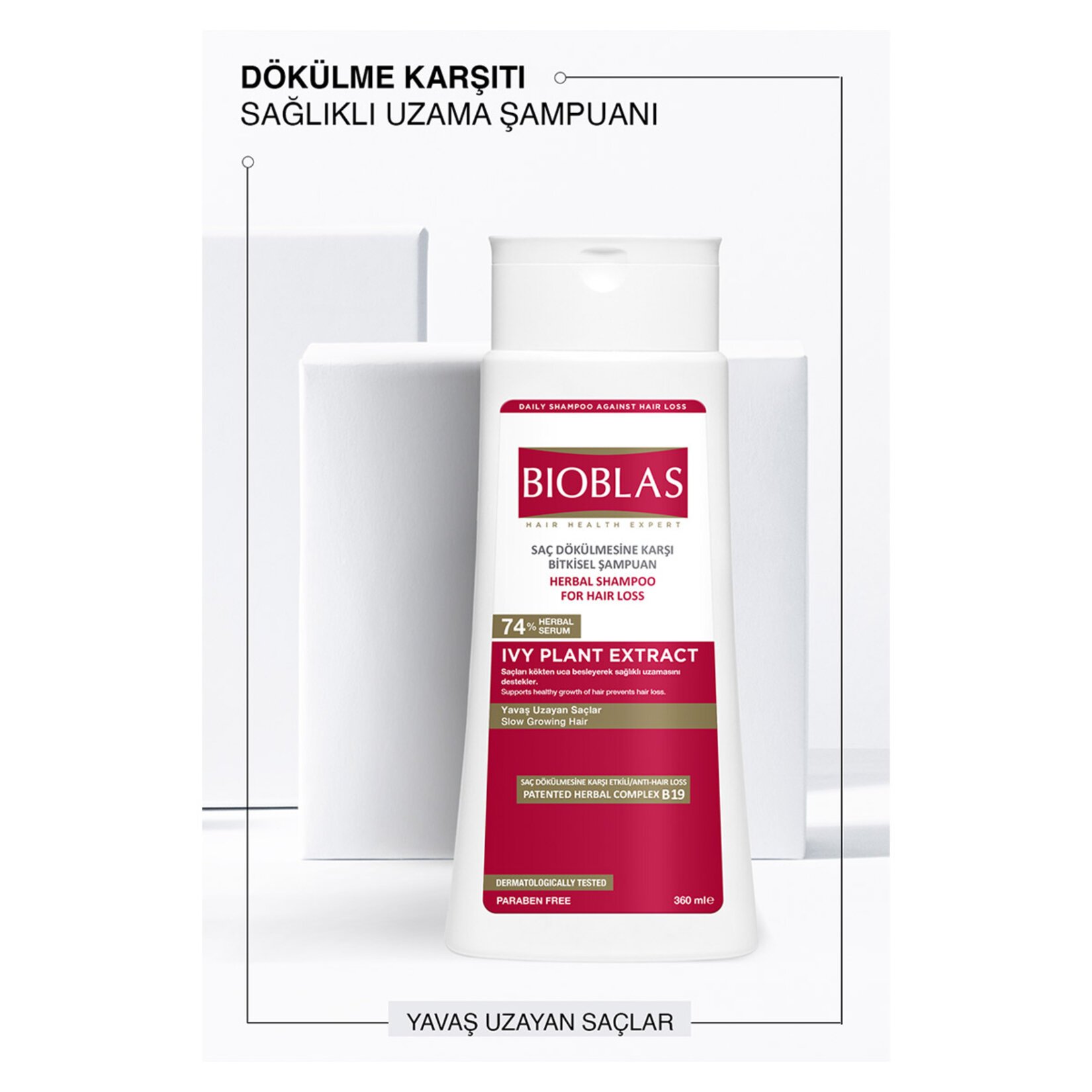 Bioblas Sarmaşık Bitki Özlü Saç Dökülmesine Karşı Şampuan 360 ml 2 Adet
