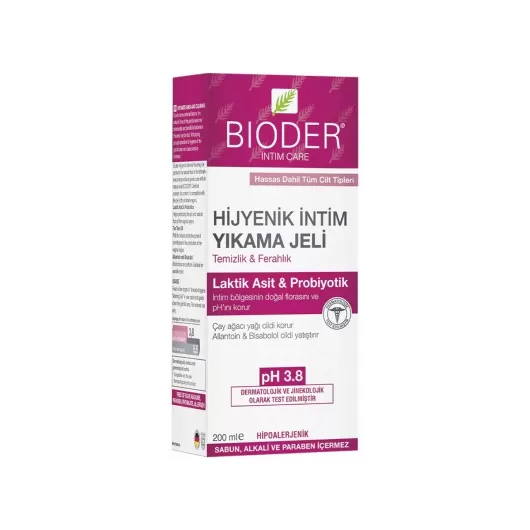 Bioder İntim Yıkama Jeli 200x3 600 ML