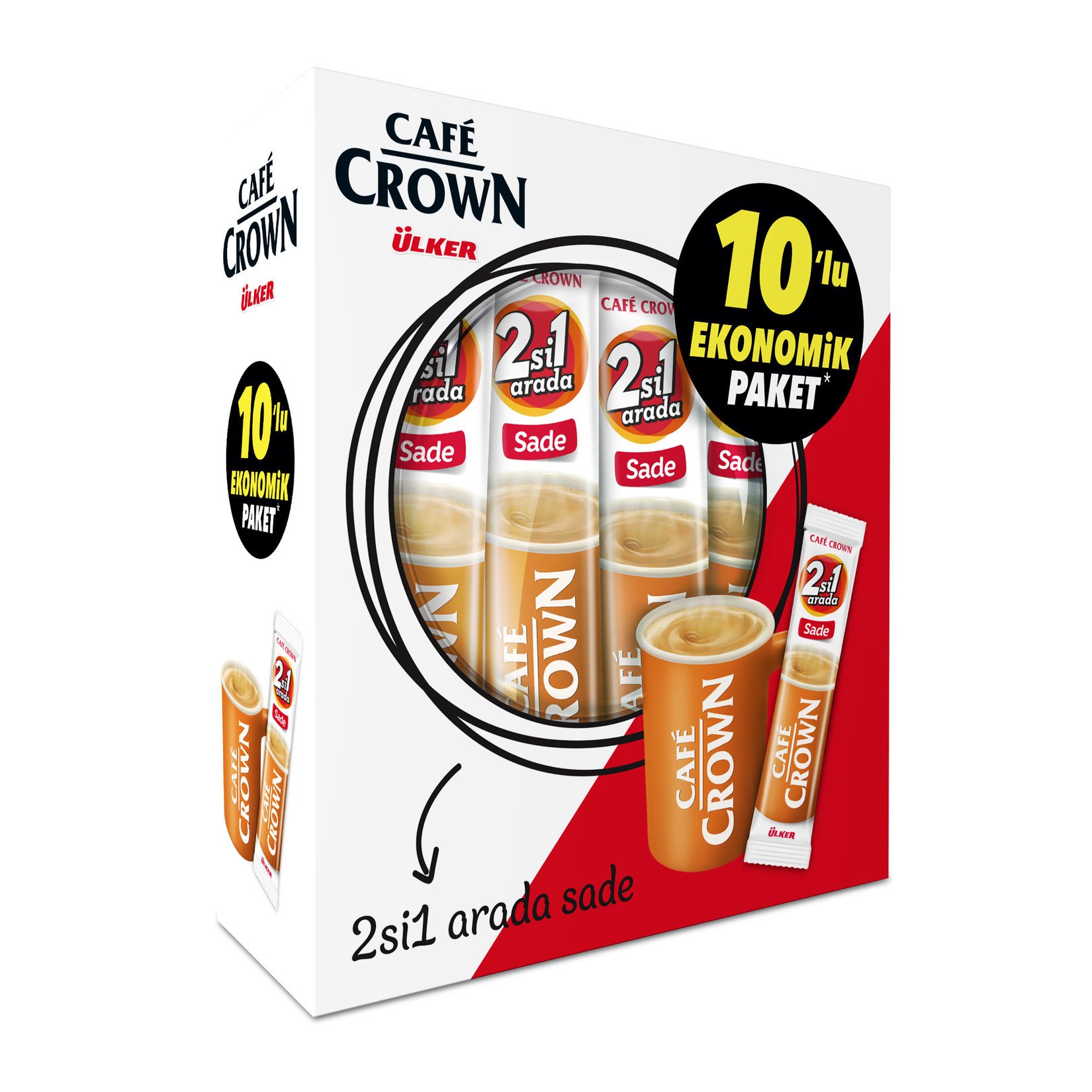 Cafe Crown 2'Si 1 Arada Kahve 110 Gr 60 Adet
