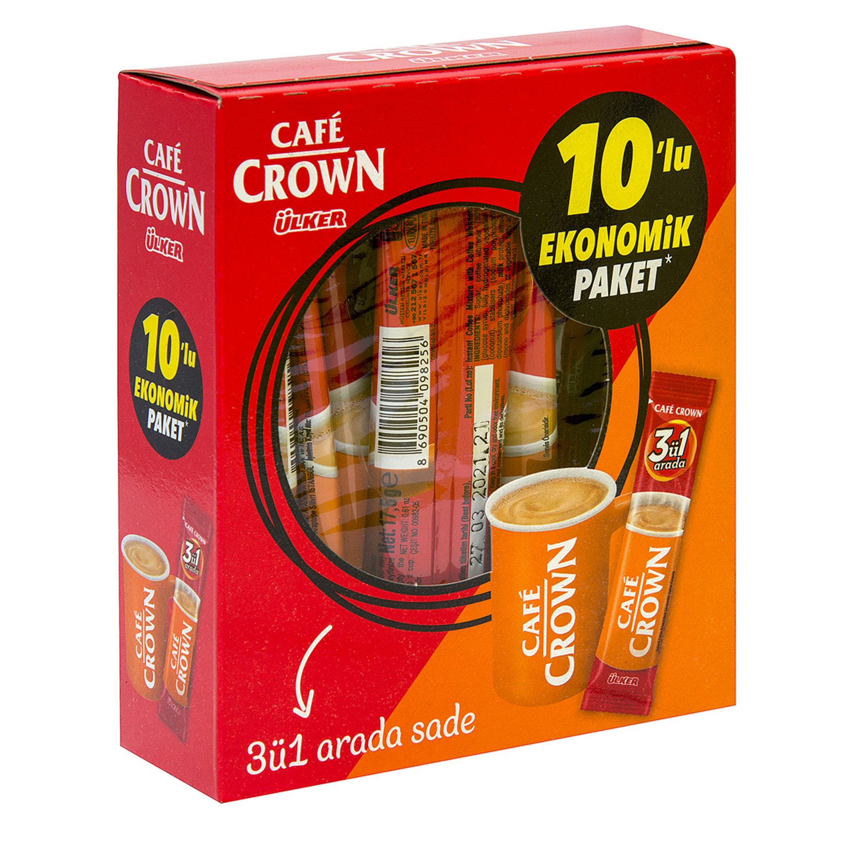 Cafe Crown 3'ü 1 Arada 175 Gr 50 Adet