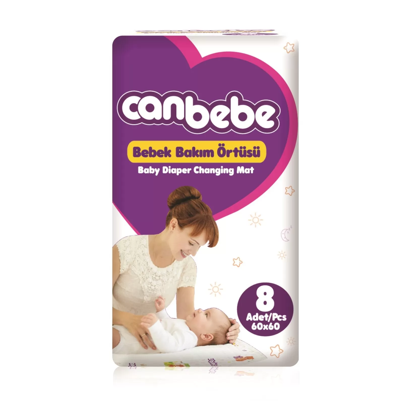 Canbebe Bebek Bakım Örtüsü 10x4 40 Adet