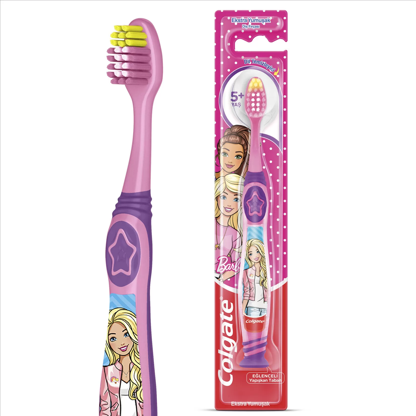 Colgate 5+ Yaş Ekstra Yumuşak Çocuk Diş Fırçası Barbie