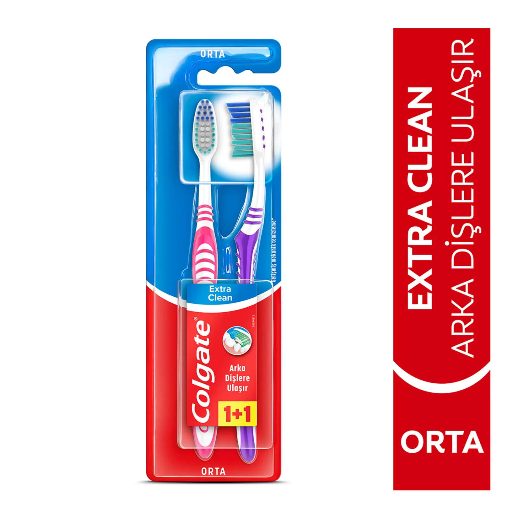 Colgate Extra Clean Diş Fırçası 1+1