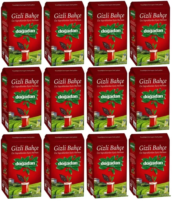 Doğadan Gizli Bahçe Siyah Çay 12x1 Kg
