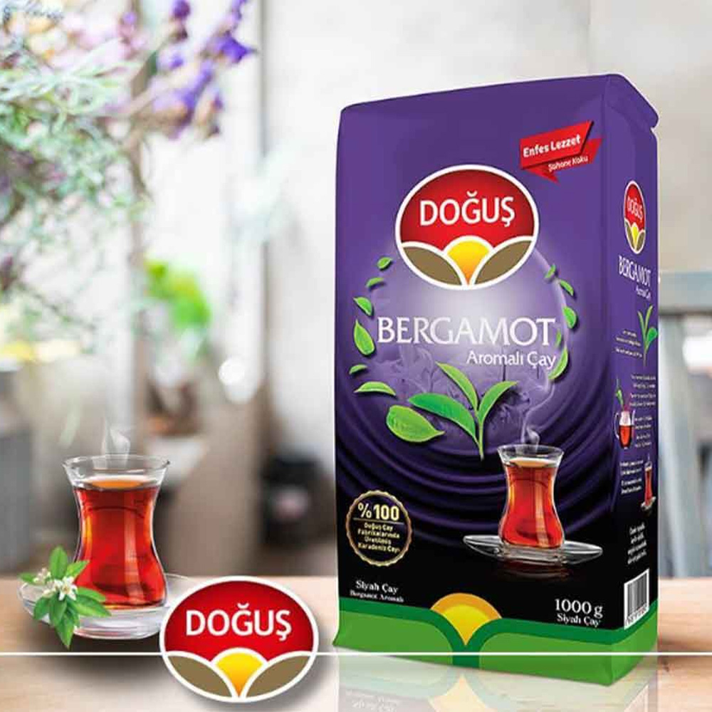 Doğuş Bergamot Aromalı Çay 1 Kg 2 Paket