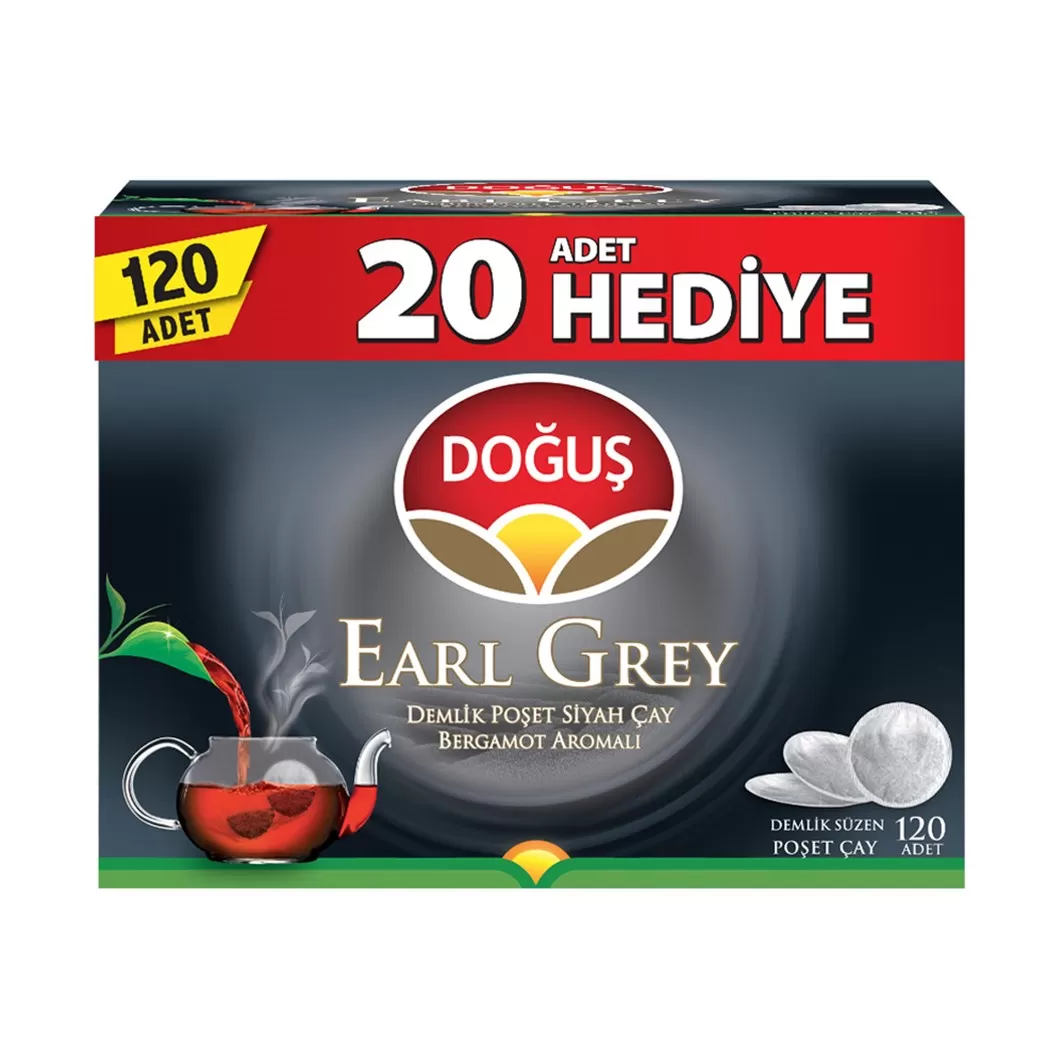 Doğuş Earl Grey Demlik Çay 120 Adet 4 Paket