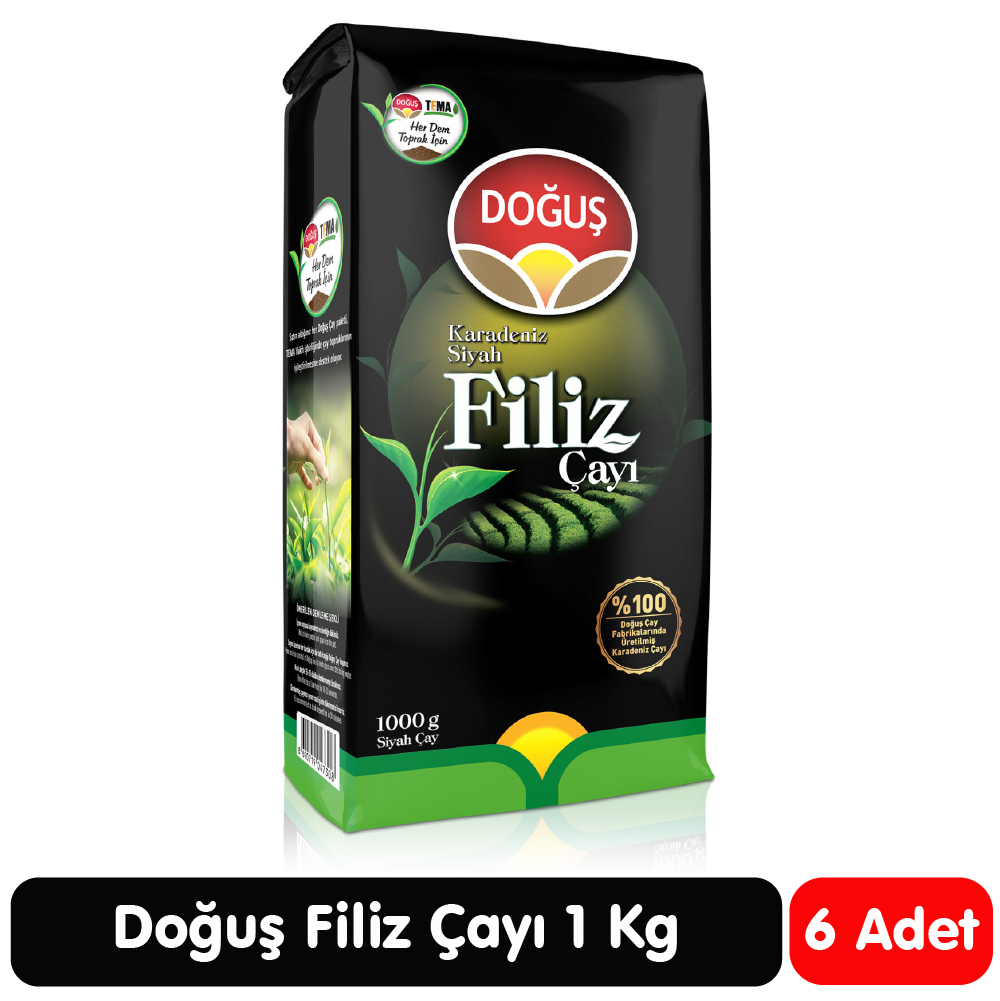 Doğuş Filiz Çayı 1 Kg 6 Paket