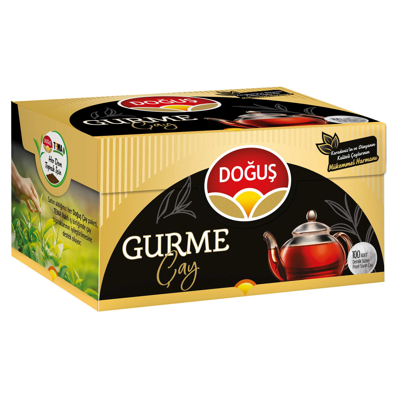 Doğuş Gurme Demlik Poşet Çay 100 Adet 6 Paket