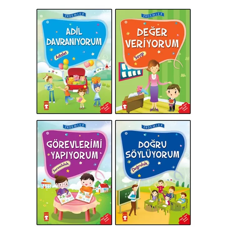 Erdemler Set 1 (ilk 4 kitap)