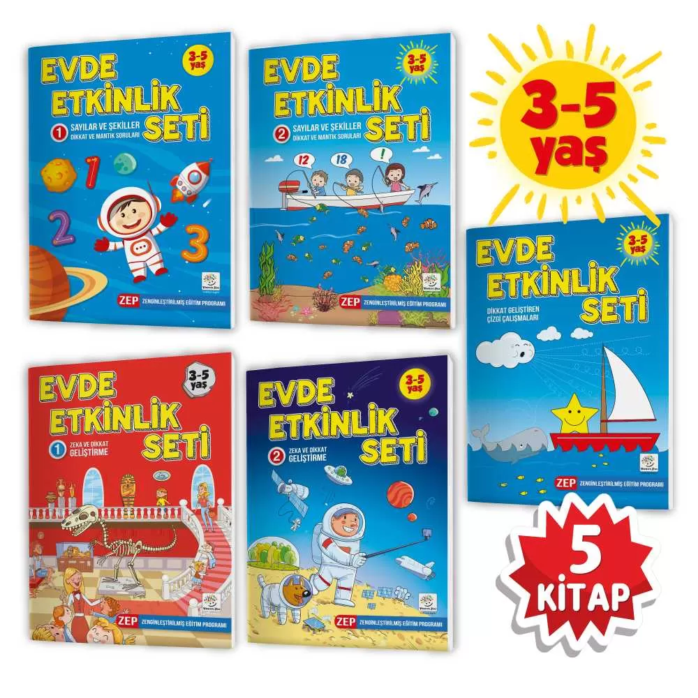 Evde Etkinlik Seti (3-5 Yaş)